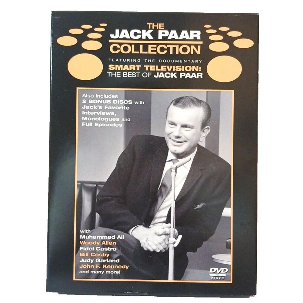 Jack Paar Collection = 3-DVD Documentary TV Interviews Episodes Monologues